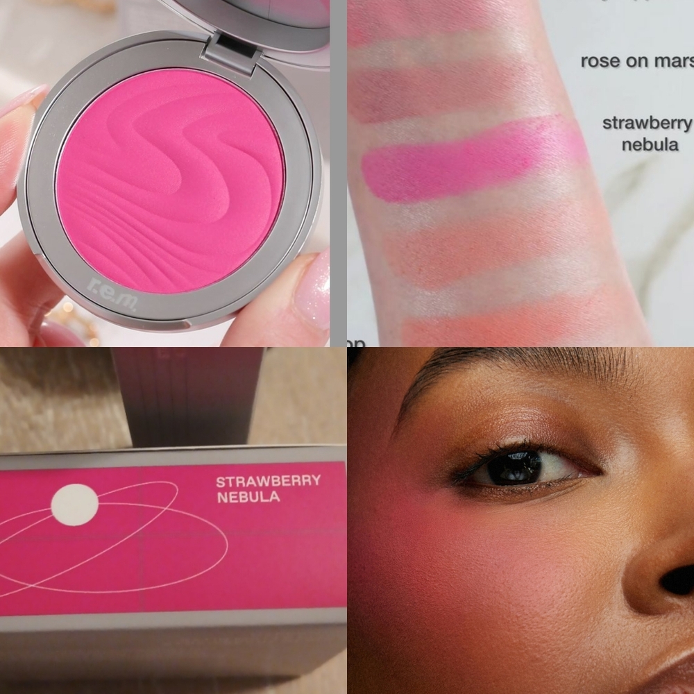 🍓Blush Need🍓BNIB REM Beauty By Ariana Grande Strawberry Nebula Matte Blush!